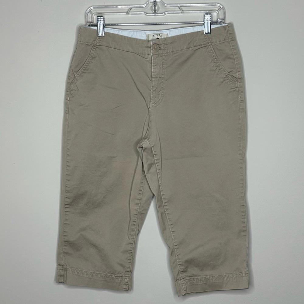 Rider's by Lee Comfortable Women's Khaki Capris